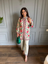 3 Piece woollen kashmiri embroidered co-ord set (Sheen)