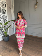DAILY WEAR COTTON LACED SUIT (PARI)
