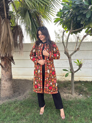 3 Piece kashmiri embroided woollen co-ord set (Naksh)