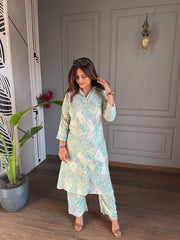 Cool summer daily wear co-ords (ice)