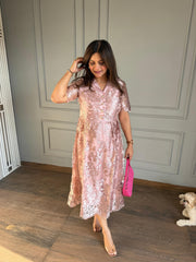 Summer floral net dress (Rosella)