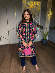 Most exclusive 3 piece woollen embroided co-ord set (Arhana)
