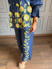 Beautiful embroidered denim co-ords (Dazling)