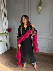 Hindustani Georgette embroidered suit