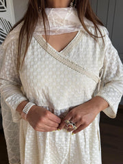 LUCKHNAVI ANGRAKHA ANARKALI SUIT (HANS)