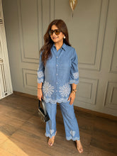 Imported summer embroidered co-ord set (Saru)