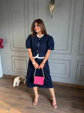 Denim 2 piece skirt dress (Monday)