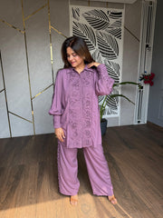 Pure cotton laced co-ord set (Japan)