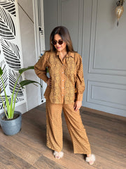 Pure cotton schiffli co-ord set (Korea)