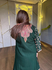 Woollen embroided pheran (Gulmarg)