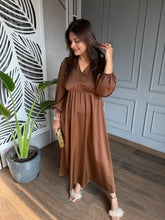 Imported satin cotton dress (Kitty)