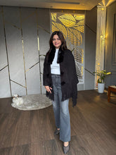 SLEEVELESS POM POM PONCHO CAPES