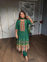 Pure crepe anarkali suit