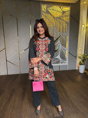 WOOLLEN EMBROIDERY CO-ORD SET