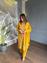 WOOLLEN EMBROIDED SHAWL SUIT