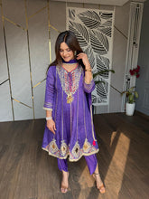 Pure crepe short anarkali suit