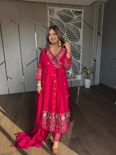 Angrakha style anarkali suit