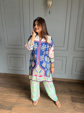 Crepe digital printed co-ord set (Gulaabi)