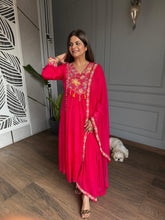 Festive edition chinnon chiffon embroided suit (Shanaya)