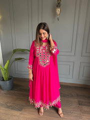 Harnoor anarkali crepe suit