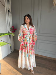 Princess long printed summer dress (Fairy)