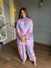 Cotton floral farshi salwar suit (Mahira)