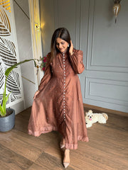 Formal diamond studded long premium quality dress (Diamond)