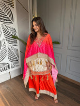 Banarsi shirt with chinnon cape and garara (Cape)