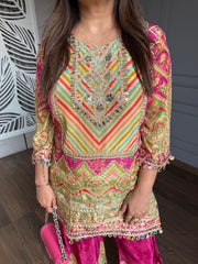 Crepe embroided co-ord set (Jia)