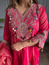 Payal embroided short anarkali suit