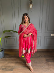 Payal embroided short anarkali suit