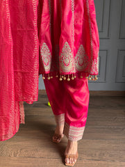 Payal embroided short anarkali suit