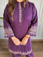 All new farshi salwar woollen embroided co-ord set (Noora)