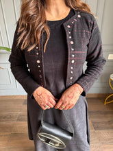 Malti velvet 3 piece mirror work co-ord set