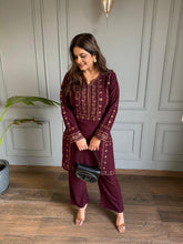 Sultana woollen embroided co-ord set (Sultana)