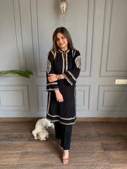 All new woollen zari work co-ord set (Gulbahar)