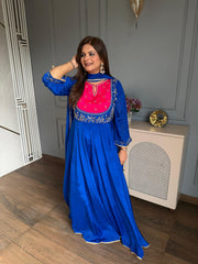 Beautiful 2 piece hand work anarkali suit with dupatta (Khubsurat)