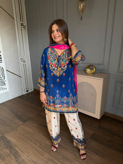Festive wear pure crepe suit (Mohini)