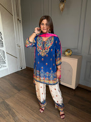 Festive wear pure crepe suit (Mohini)