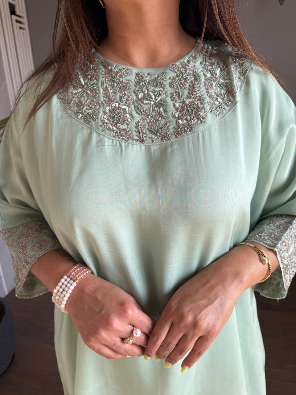 2 piece soft organza kaftan set (Soho)