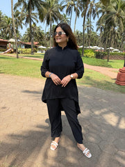 Hotseller loose style co-ord set (Palm)