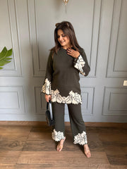 Super soft butter feel knitted co-ord set (Rukhsara)