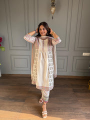 PURE COTTON SUIT WITH DUPATTA (PINE)