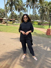 Hotseller loose style co-ord set (Palm)