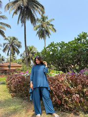 Hotseller loose style co-ord set (Palm)