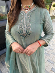 Crush tissue anarkali suit (Vidhi)