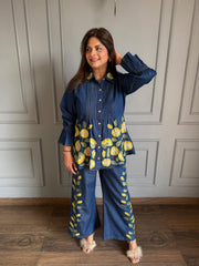 Beautiful embroidered denim co-ords (Dazling)