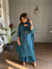 PURE COTTON SUIT (APRICOT)