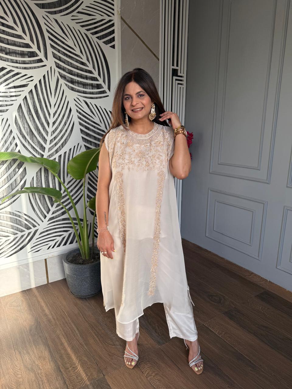 Super soft 3 piece organza co-ords (Karishma)