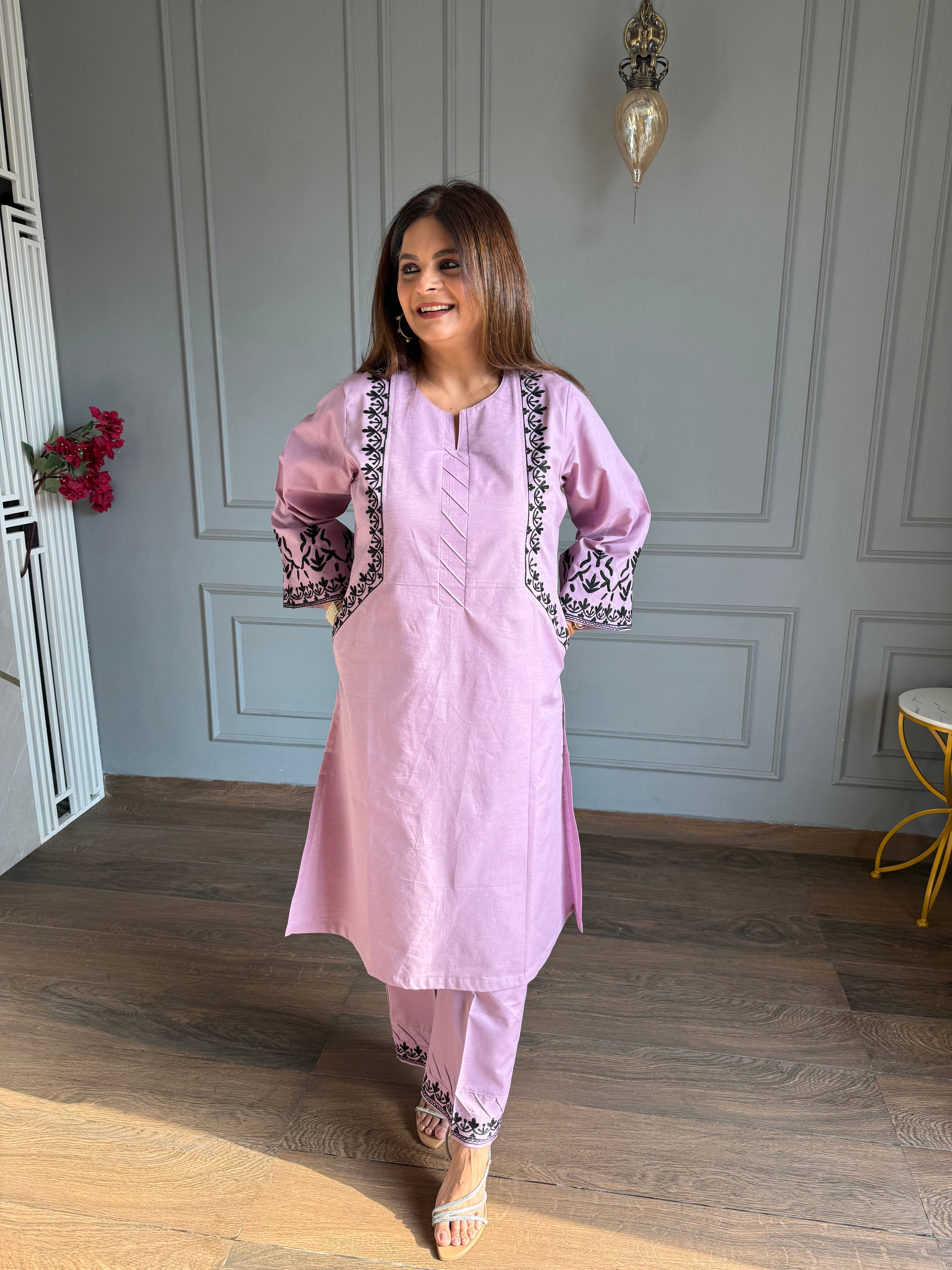 Cotton linen superior co-ords (Alka)